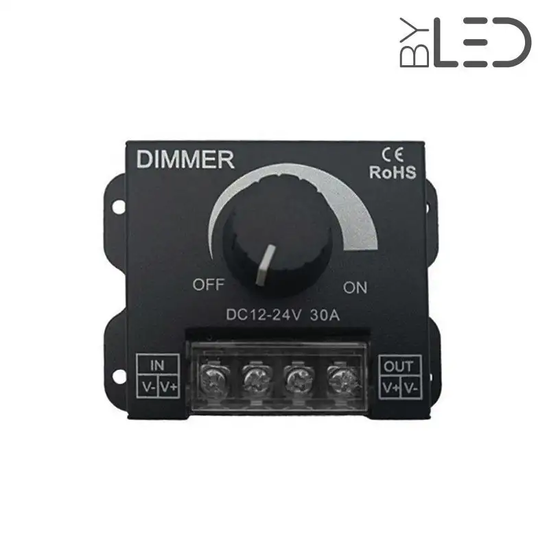 Variateur dimmer filaire rotatif 30A