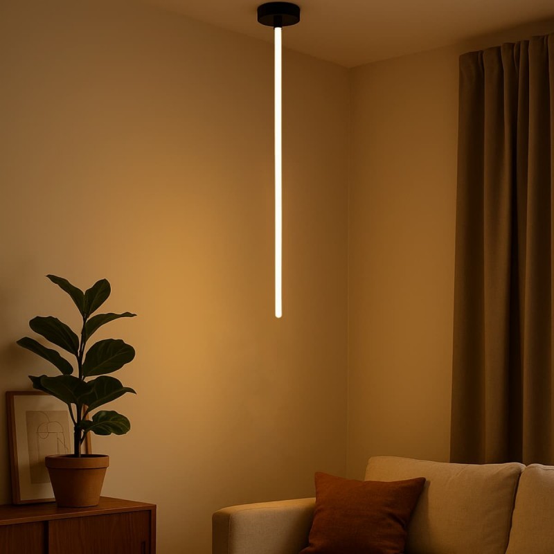 Fixation murale ligne pour neon flex rond