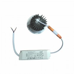 Spot LED encastrable fixe 10W - IP54 - RE2020 / RT2012 - Waard