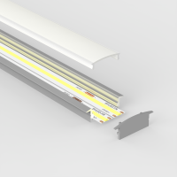 Profilé aluminium encastrable pour ruban LED - Diffuseur givré - E18 - CRAFT