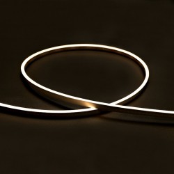 Néon flex avec ruban LED - 6W/m - IP68 - 238 LED/m - 24V -  Latéral - L0308 - à la coupe