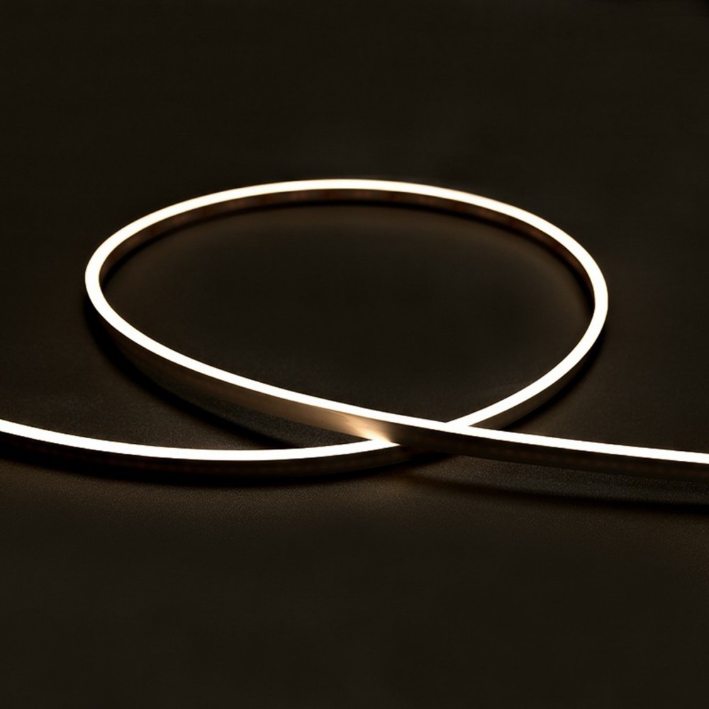 Néon flex avec ruban LED - 6W/m - IP68 - 238 LED/m - 24V -  Latéral - L0308 - à la coupe