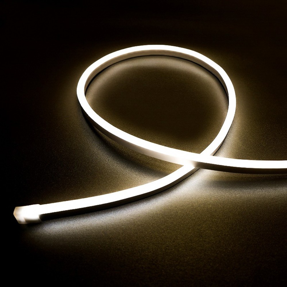 Néon flex avec ruban LED - 10W/m - IP68 - 180 LED/m - 24V - Latéral -  L0410T - 30 mètres