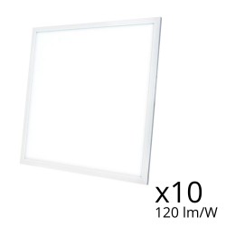 Lot de 10 dalles LED 60x60 - UGR23 - 120 lm/W - 40W - 230V - ECONX