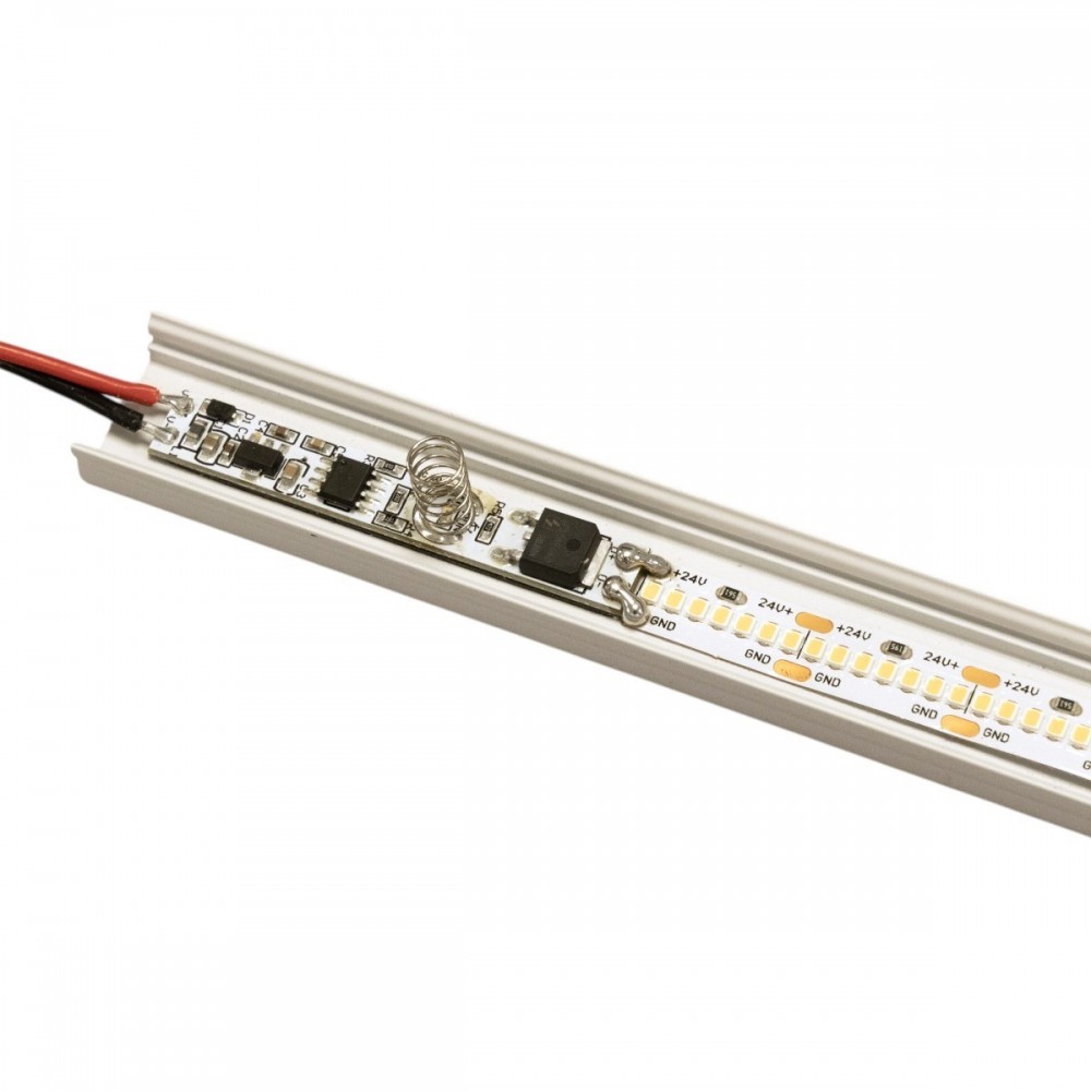 Interrupteur variateur tactile pour profilé et ruban LED mono  de 12 à 24V