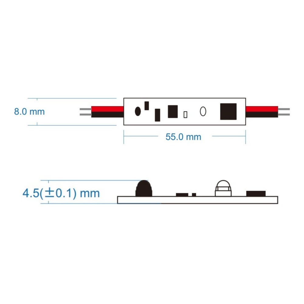 Interrupteur / variateur sans contact pour profilé et ruban LED - 4A - de 5 à 24V