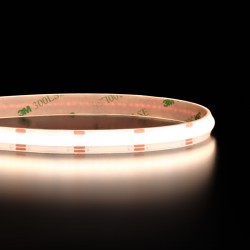 Ruban LED COB CCT à la coupe blanc froid + blanc chaud - 7,2W/m - IP65- 608 LED/m – 24V