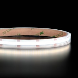 Ruban LED COB CCT  blanc froid + blanc chaud - 7,2W/m - IP68 - 608 LED/m - 5m -24V
