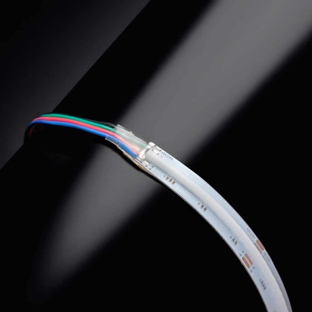 Ruban LED COB RGB - 14W/m - IP65- 840 LED/m - 5m - 24V