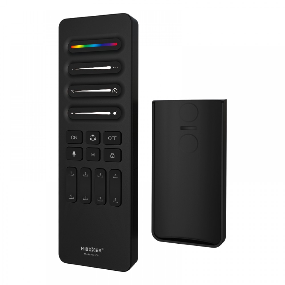 Télécommande murale RGBW pour ruban LED digital - Miboxer C9 - Noir