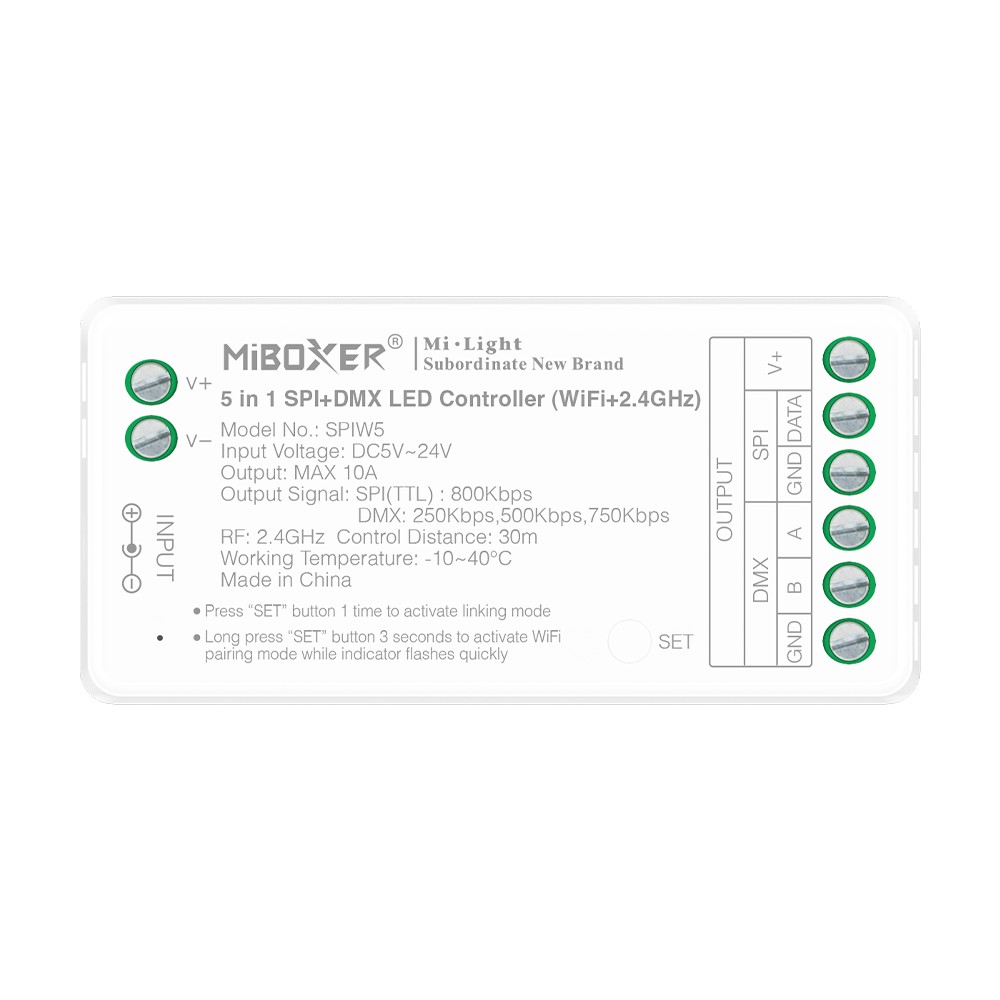 Contrôleur WiFi  SPI DMX- MiBoxer SPIW5