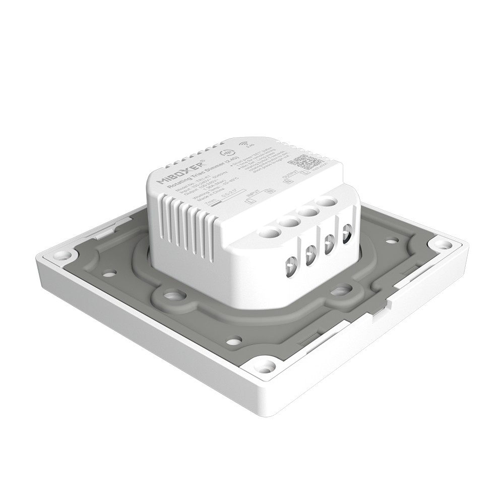 Télécommande rotative Dimmer/CCT murale et portative - MiBoxer TRI-K1 - Blanc