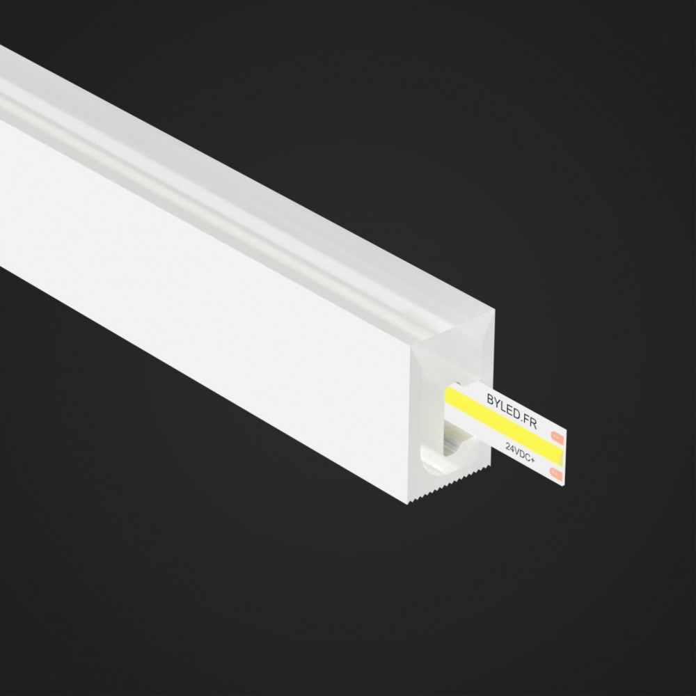 Ruban neon flex lateral 15W 24V 120 leds 30 m IP 68