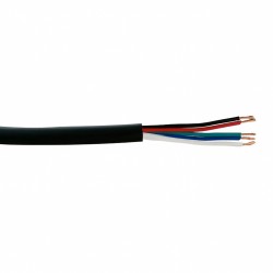 Câble gainé électrique 5x0.5mm² H03VV-F RGBW
