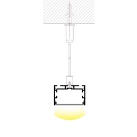 Kit suspension pour profilé LED large plat - C112