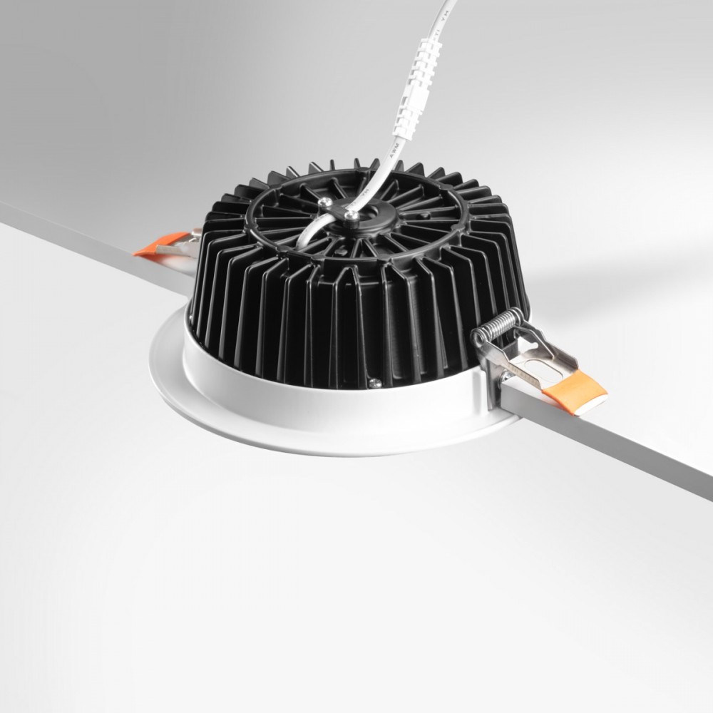 Spot LED encastrable fixe blanc - 20W - 230V - IP64 - RT2012/RE2020 - COBOX