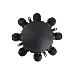 Boite de dérivation étanche IP68 – 6 entrées