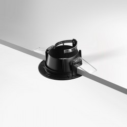 Spot encastrable IP20 pour LED GU10 - DEEEN rond - Noir mat