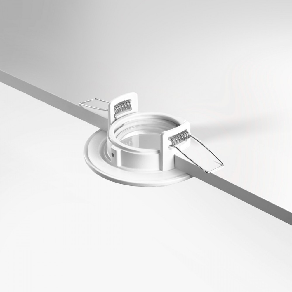 Spot encastrable IP65 pour LED GU10 – rond – blanc