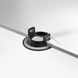 Spot LED encastrable IP65 pour LED GU10 – CLASS rond – Noir
