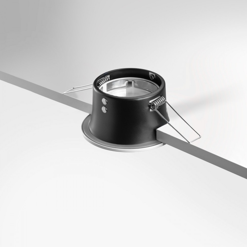 Spot encastrable IP65 – BBC – pour LED GU10 – rond – noir