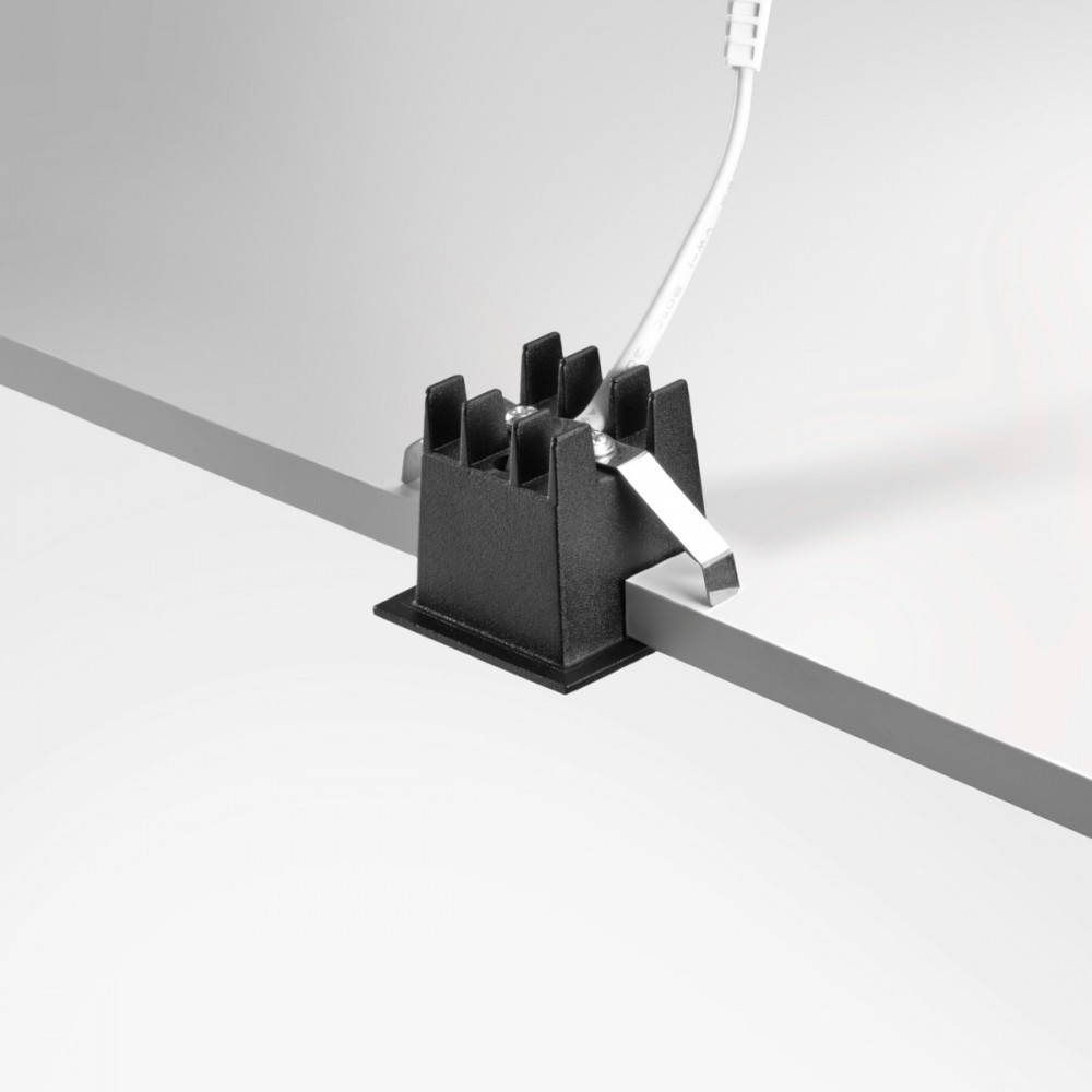 Spot LED encastrable linéaire Noir 2W - Linea