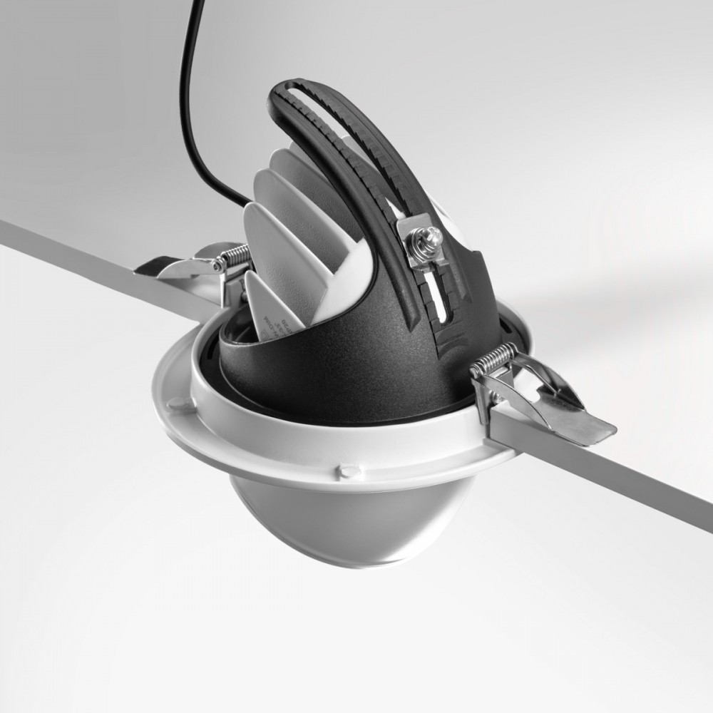 Projecteur LED rond encastrable orientable 360°- 20W - SNAKE