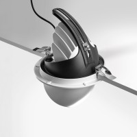 Spot LED escargot orientable à 360° et inclinable à 60° - 30W - SNAKE