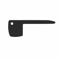 Embout de finition noir non troué pour profilé S11 NOIR (l'unité)- coté gauche