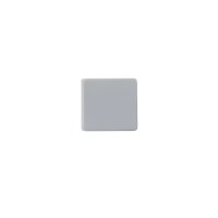 Embout de finition gris non troué pour profilé C115 (l'unité)