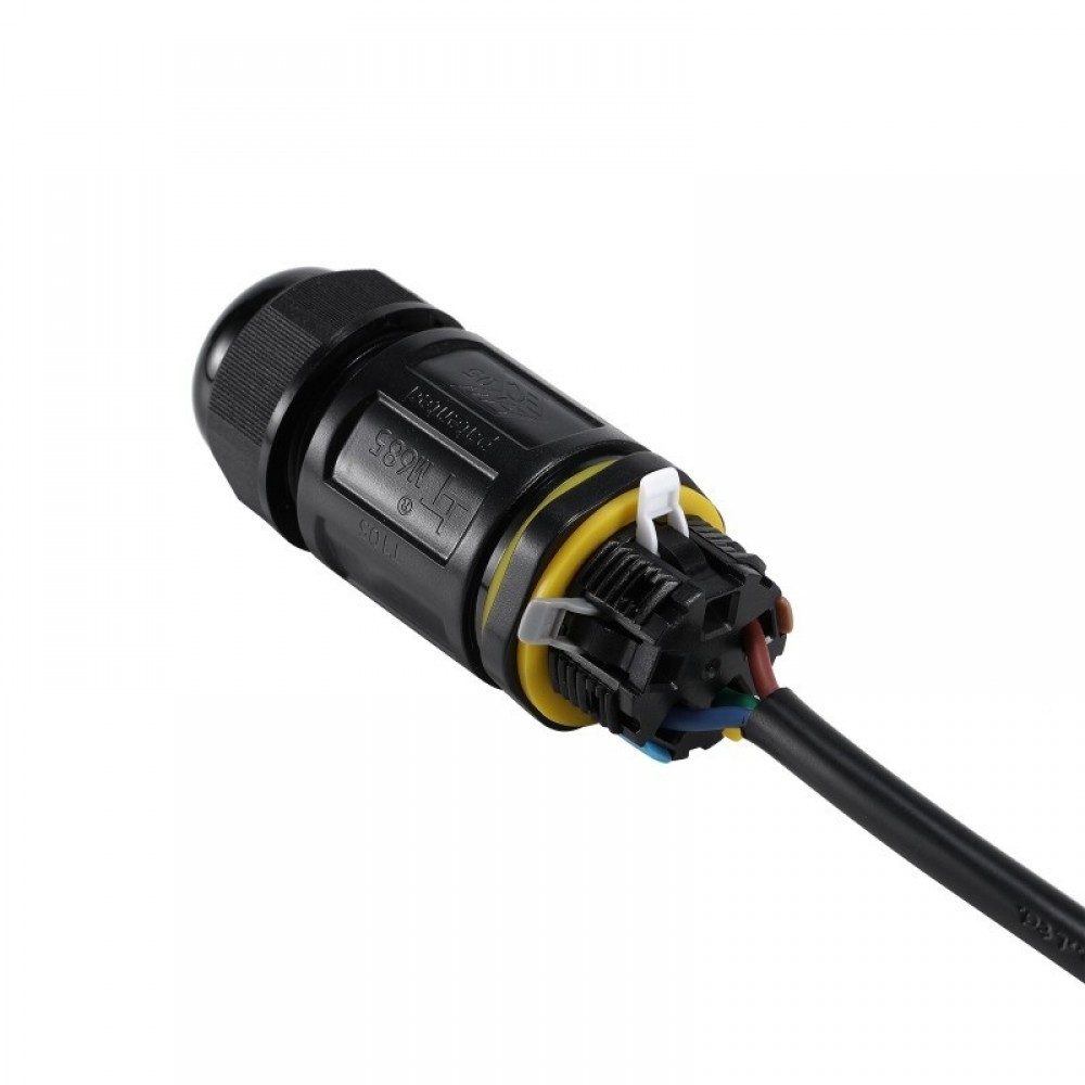 Connecteur de jonction étanche à levier IP68 - 5 pôles - Axial