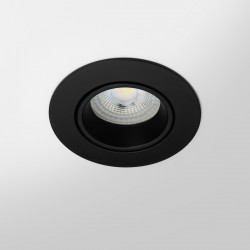Spot LED encastrable orientable IP20 pour LED GU10 – COBRA - Noir