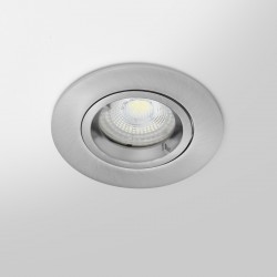 Spot encastrable IP65 pour LED GU10 – CLASS rond – Nickel satiné
