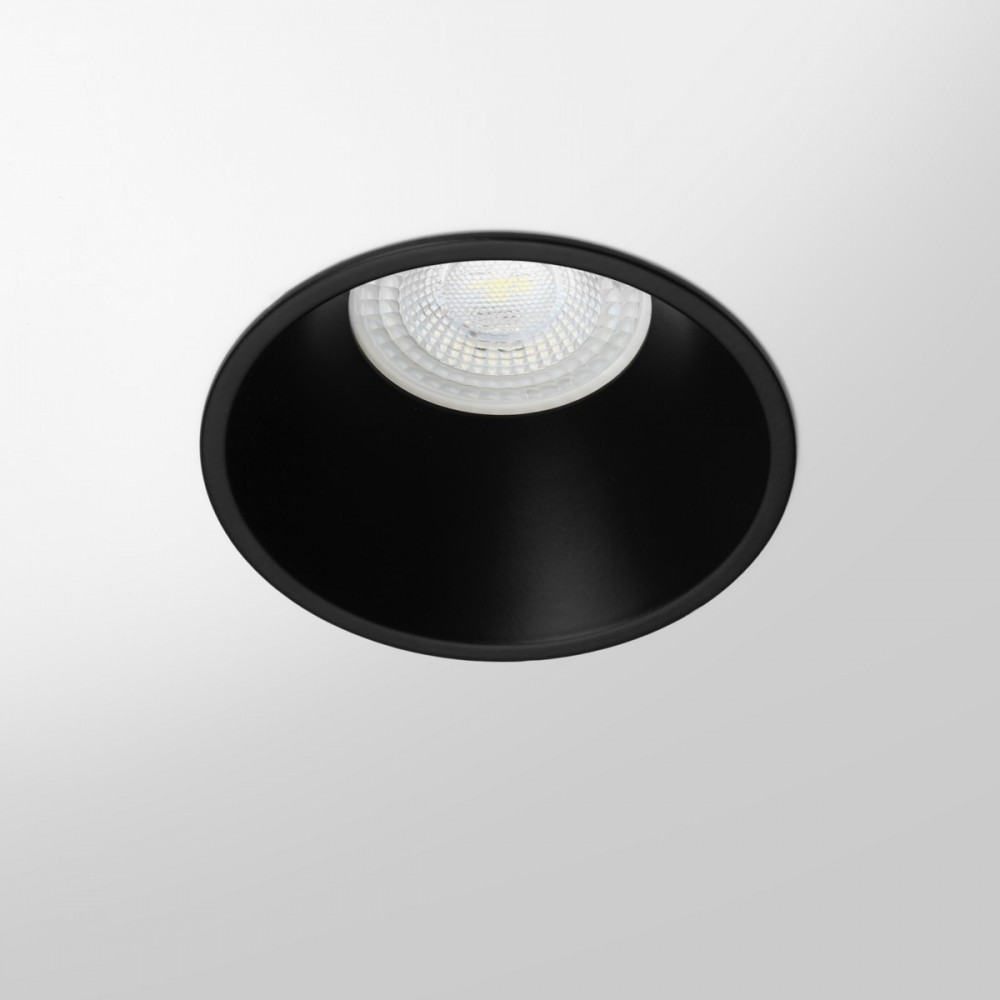 Spot encastrable anti-éblouissement IP20 - GU10 - Noir - Galla