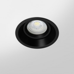 Spot LED encastrable orientable IP20 pour LED GU10 - OMEGA - Noir