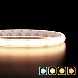 Ruban LED - DOB - 8 mm de large - 15W/m - IP68- blanc - 288 LED/m -  5m – 24V