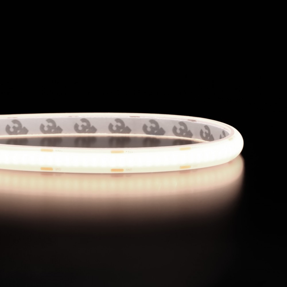 Ruban LED - DOB - 8 mm de large - 8W/m - IP68- blanc - 288 LED/m -  5m – 12V