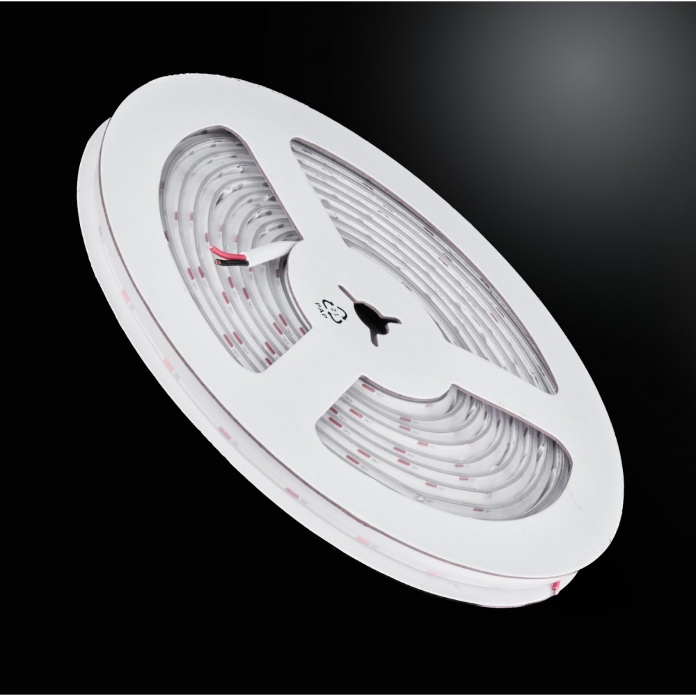 Ruban LED - DOB - 8 mm de large - 8W/m - IP68- blanc - 288 LED/m -  5m – 12V