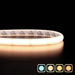Ruban LED à la coupe - DOB - 8 mm de large - 8W/m - IP68- blanc - 288 LED/m -  5m – 12V