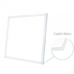 Lot de 10 dalles LED 60x60 - UGR19 - 100 lm/W - Blanc pur 5000K - 40W - 230V - SPACE