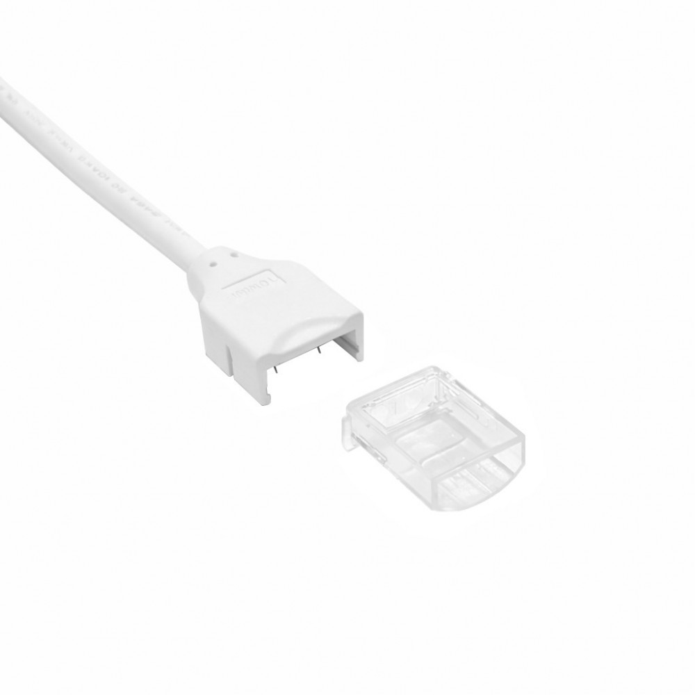 Jonction étanche câblée pour ruban LED DOB mono IP68 jusqu'à 13mm sans soudure "Hippo"