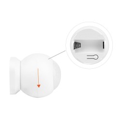 Détecteur de mouvement à pile - Miboxer PIR1-RF - Blanc