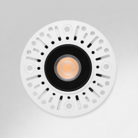 Spot LED encastrable à enduire - 6W - Noir - SLOPE