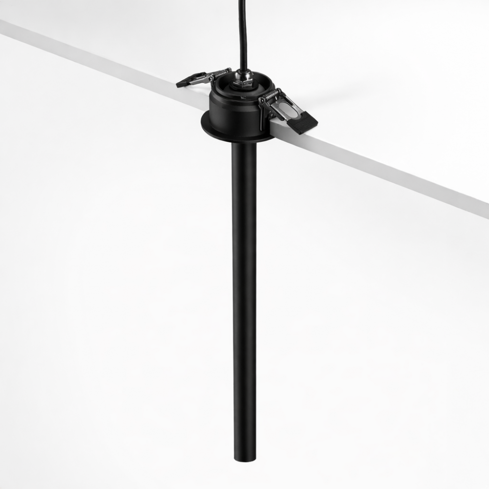 Spot LED encastrable orientable noir PROBE 3W long 30 cm