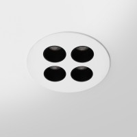 Spot LED encastrable 4 faisceaux - 8W - Blanc - ROKET