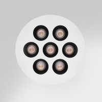 Spot LED encastrable 7 faisceaux - 15W - Blanc - ROKET