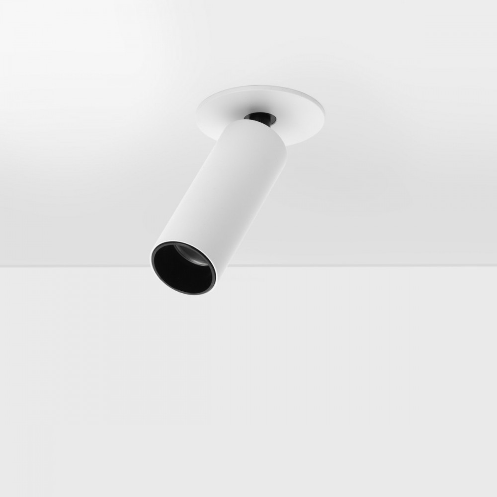 Spot LED encastrable orientable blanc 7W - TUBBE