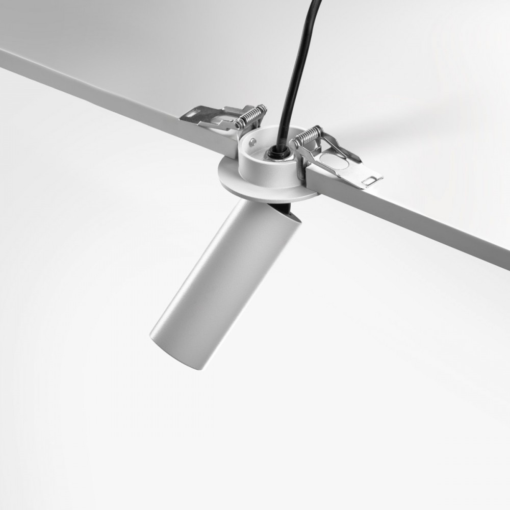 Spot LED encastrable orientable blanc 7W - TUBBE