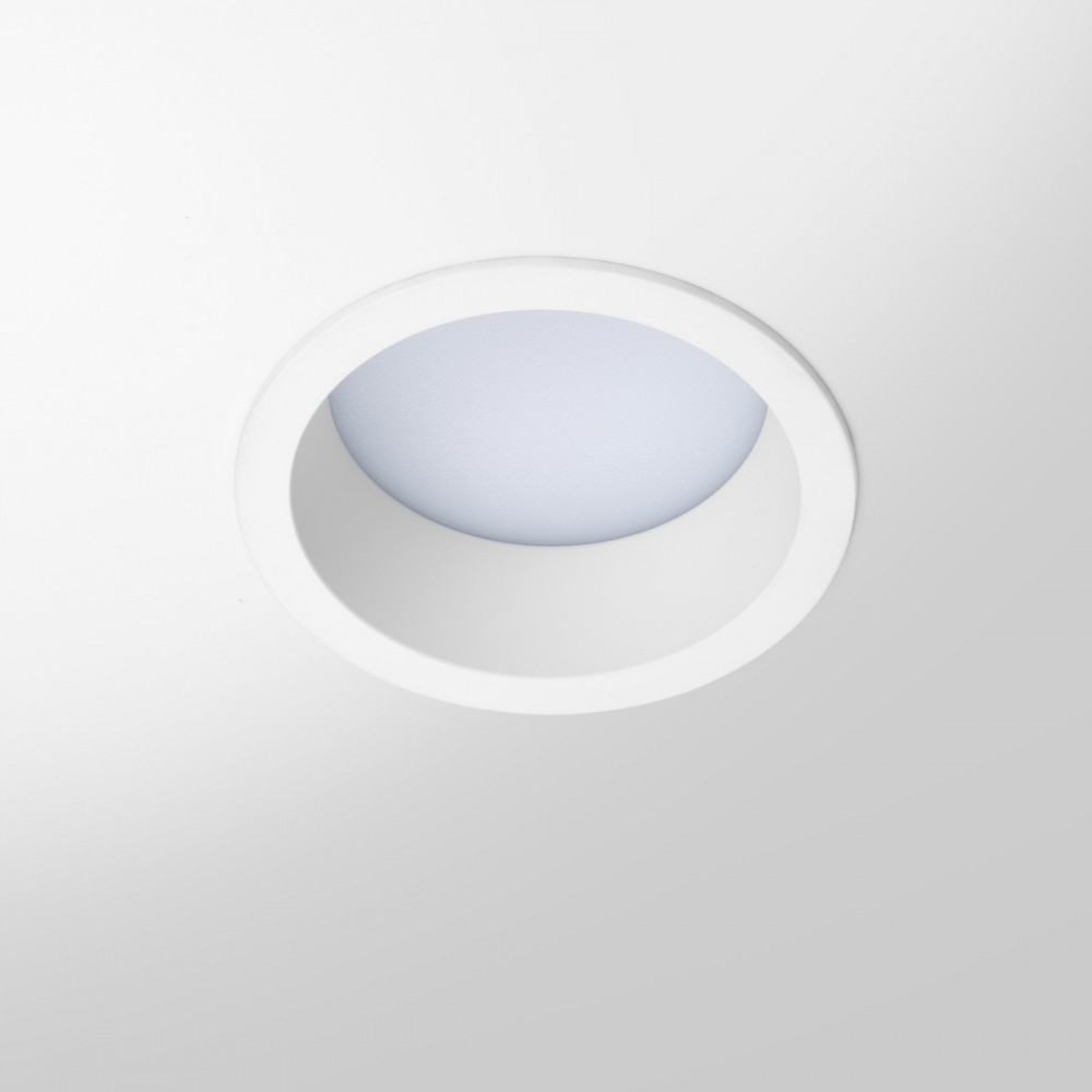 Spot LED encastrable angle large blanc 10W - COOKY