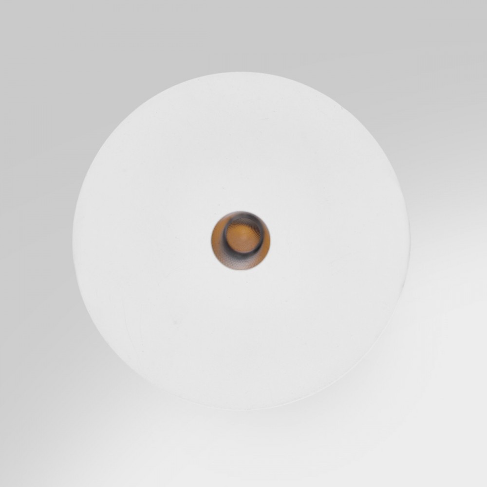 Spot LED "Pin hole" plat blanc 8W - PINOL